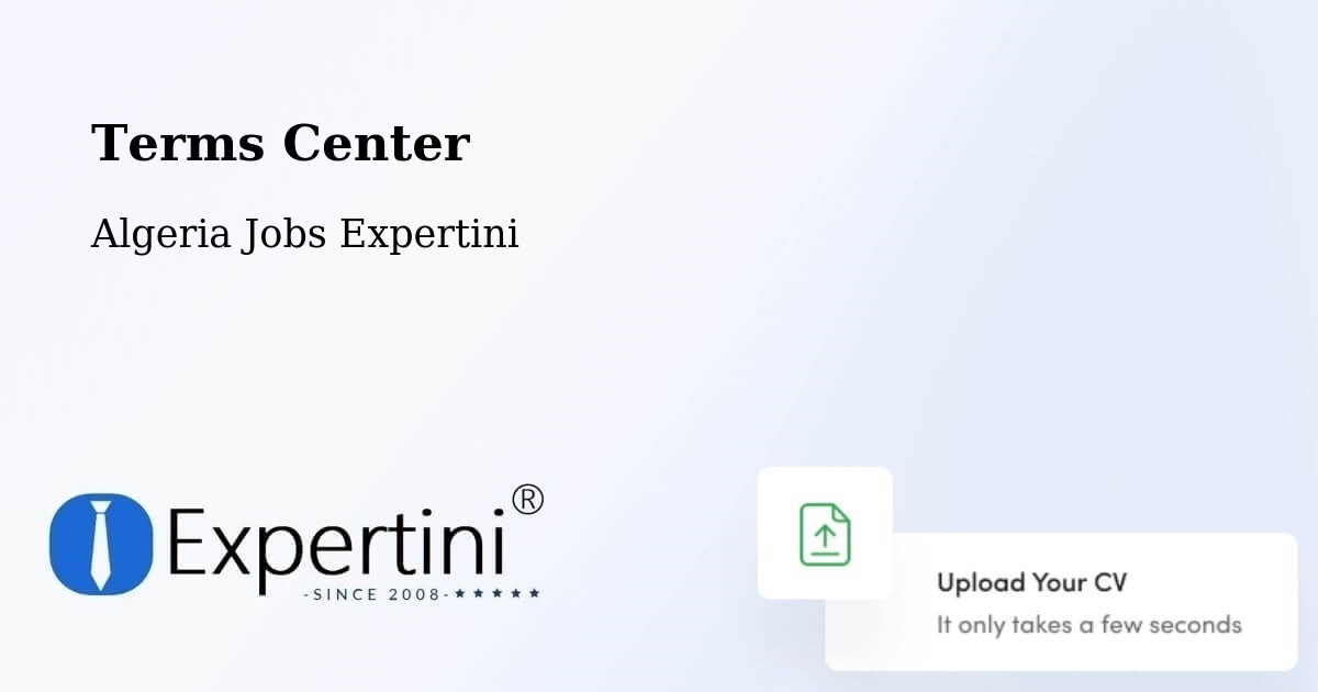 Terms of Service – Chorfa - Algeria Jobs Expertini